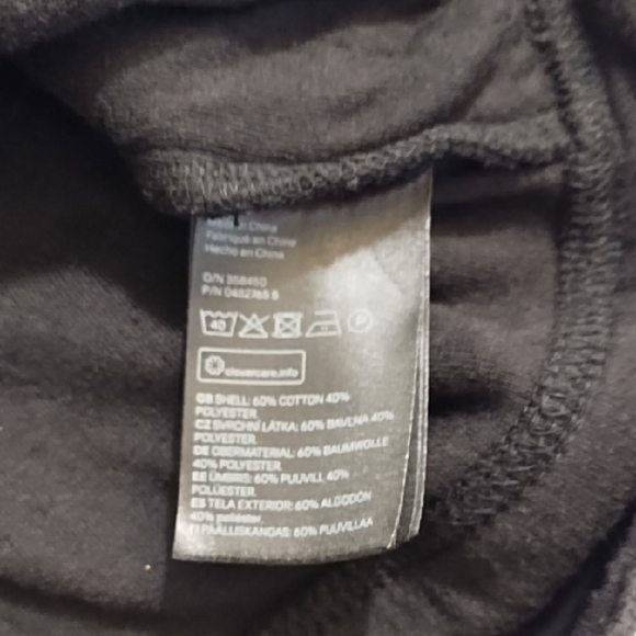 Casual Black Knit Zip Front Pocketed Long Cardigan Hoodie Raw Edged - Picture 8 of 13